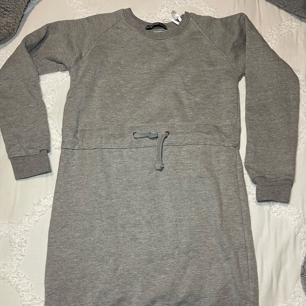 Threadbare brand hoodie material short dress
